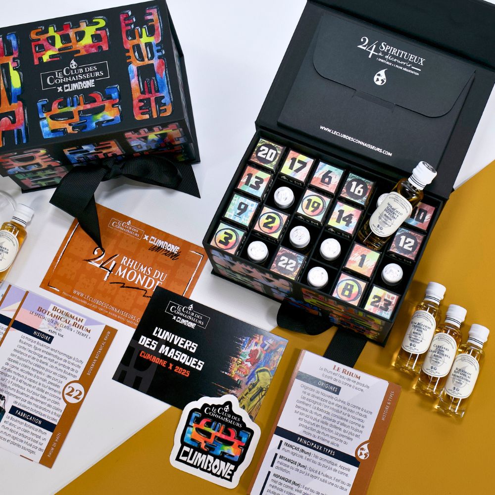 Calendrier de l'Avent Rhum Édition Cumbone 2025 Le Club des Connaisseurs