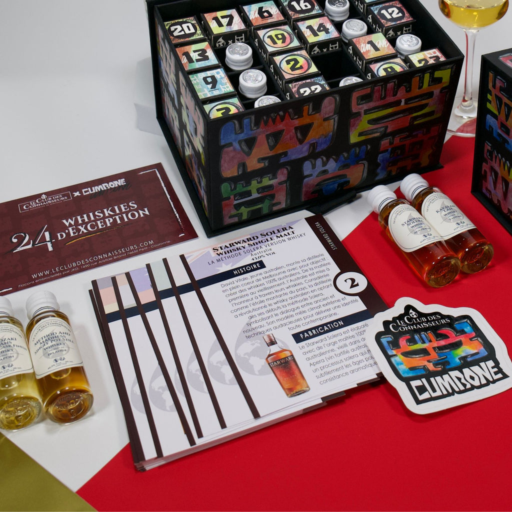 Calendrier de l'Avent Whisky Exception Édition Cumbone 2025 Le Club des Connaisseurs