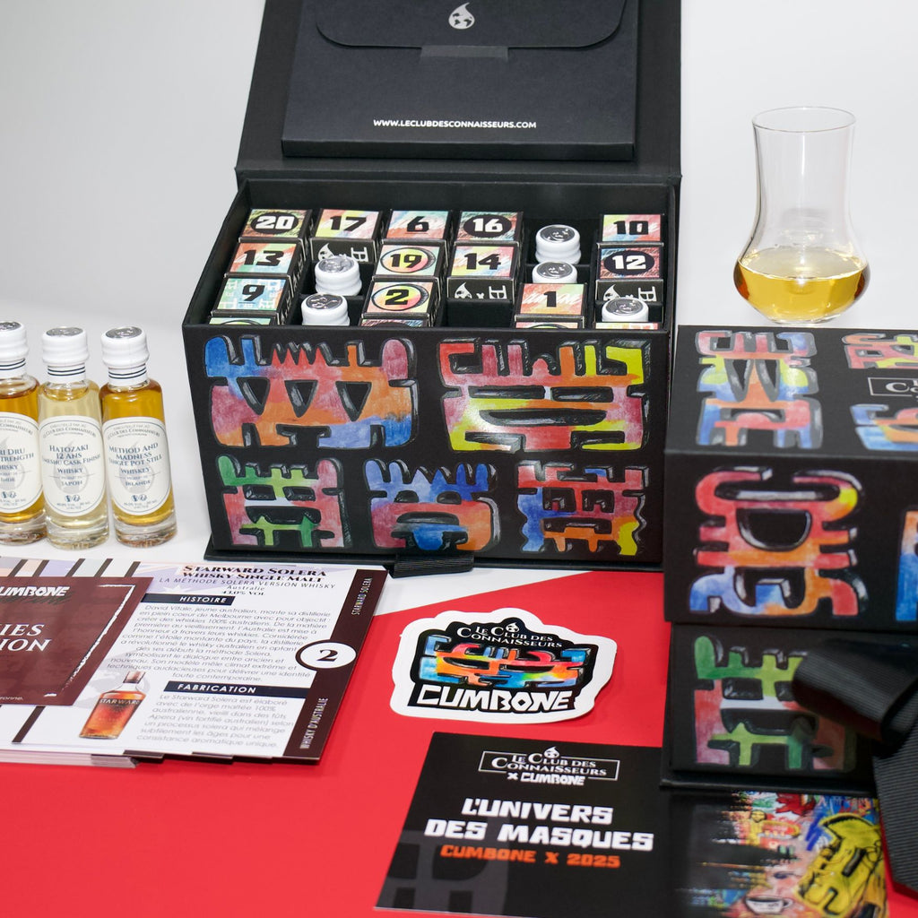 Calendrier de l'Avent Whisky Exception Édition Cumbone 2025 Le Club des Connaisseurs