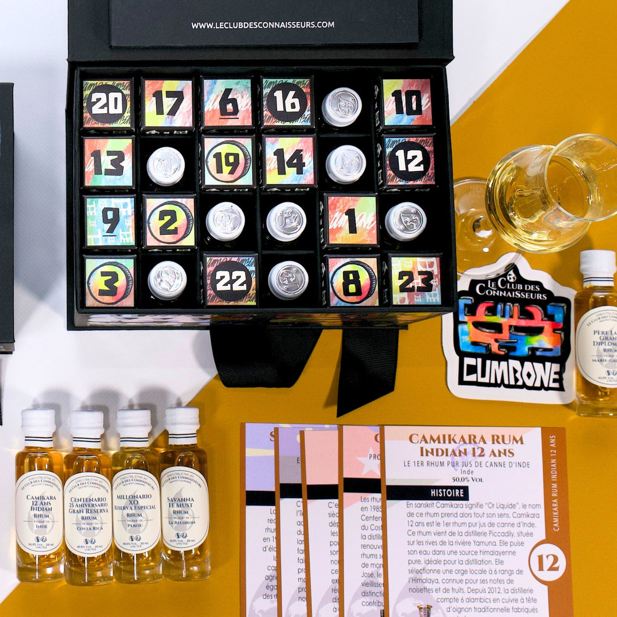 Calendrier de l'Avent Rhum d'Exception Édition Cumbone 2025 Le Club des Connaisseurs