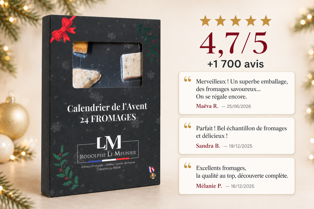 Calendrier de l'Avent Fromage 2026 Rodolphe Le Meunier
