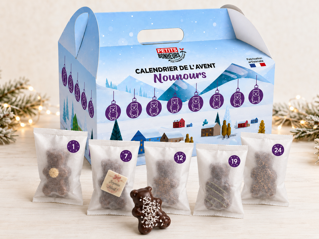 Calendrier de l'Avent 100% Nounours en Chocolat 2026 – photo 2