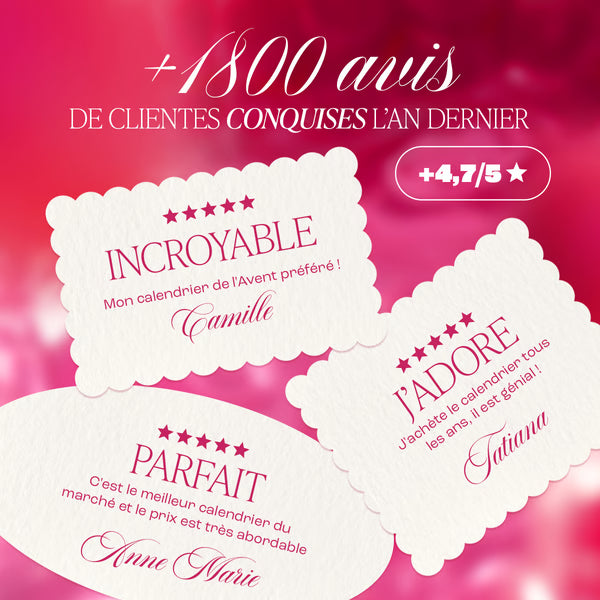 Calendrier de l'avent Blissim