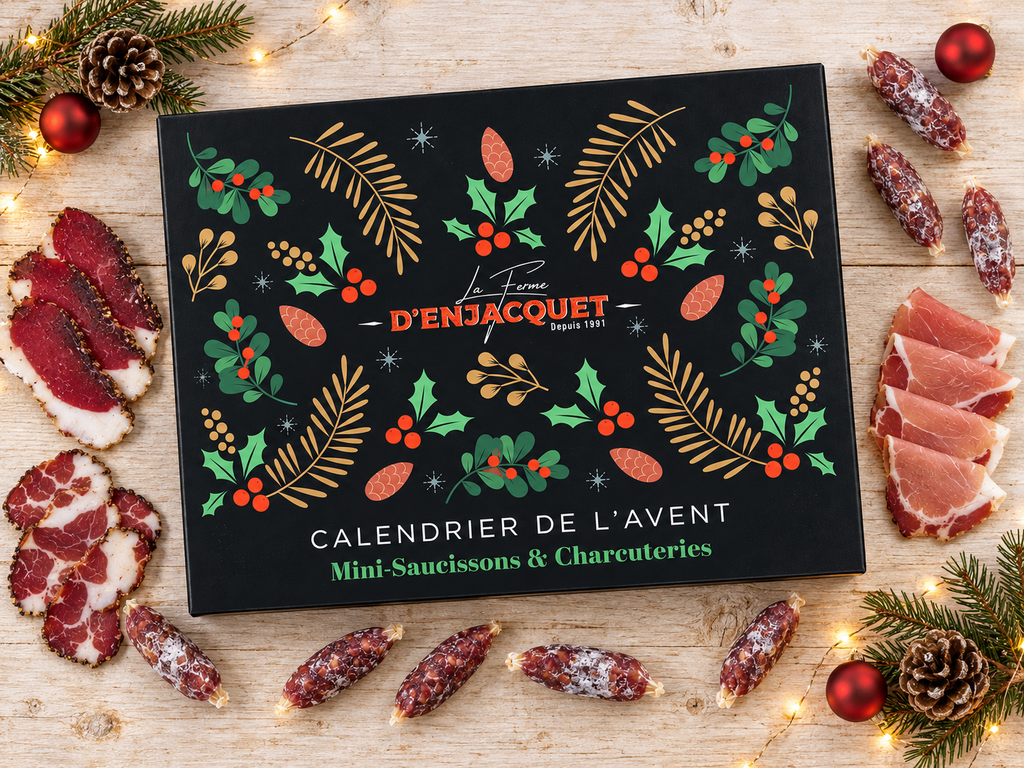 Calendrier de l'Avent Charcuterie 2026 Ferme d'Enjacquet