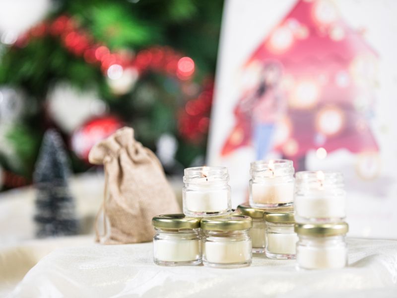 Calendrier de l'Avent Les Bougies de Carole – 24 bougies végétales parfumées – photo 3