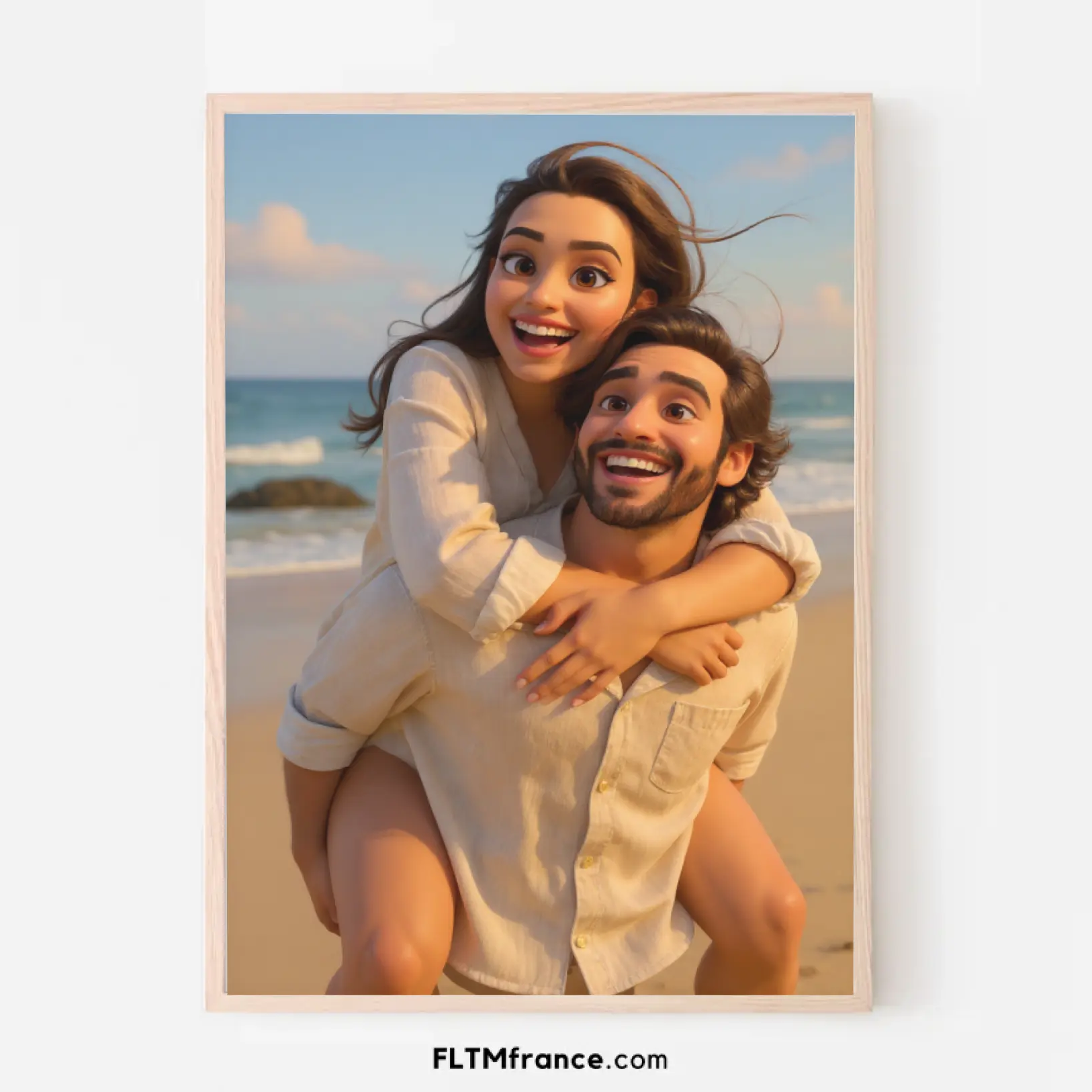 Affiche personnalisée style film d’animation 3D