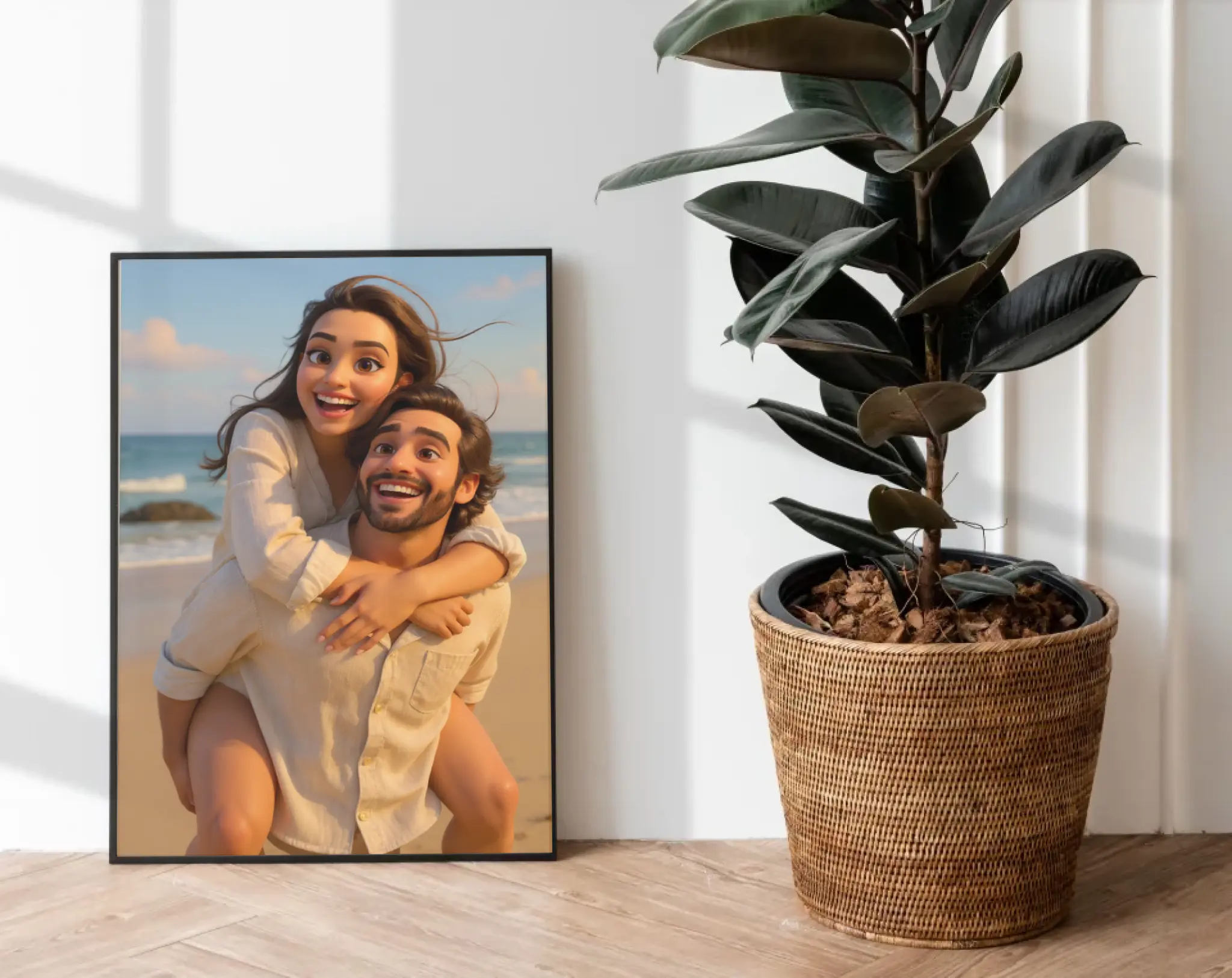 Affiche personnalisée style film d’animation 3D