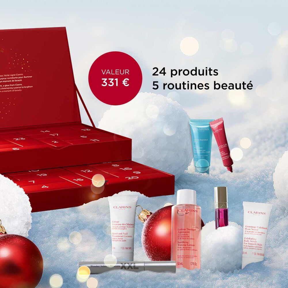 Calendrier de l’Avent Clarins 2025