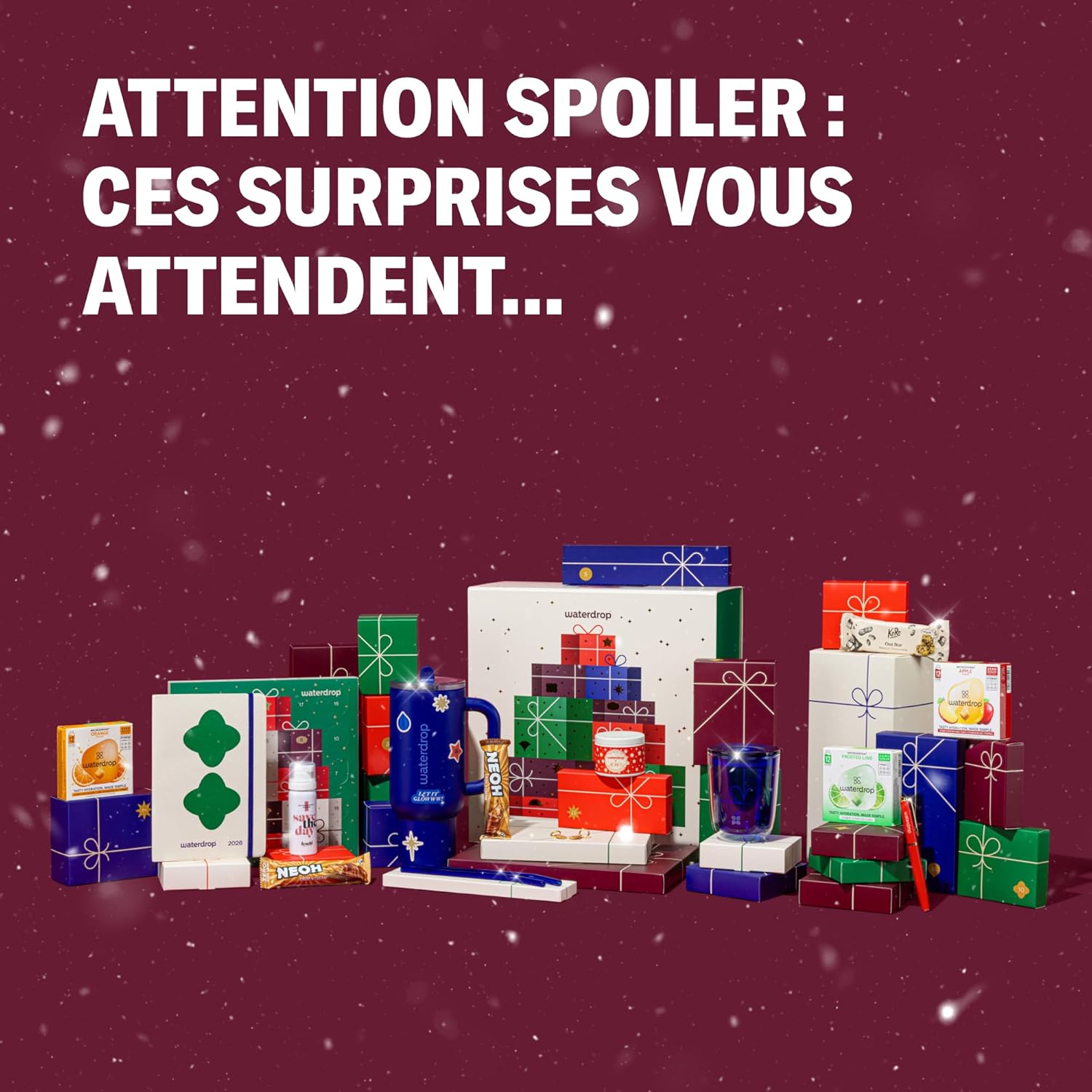 Calendrier de l’Avent Waterdrop 2025