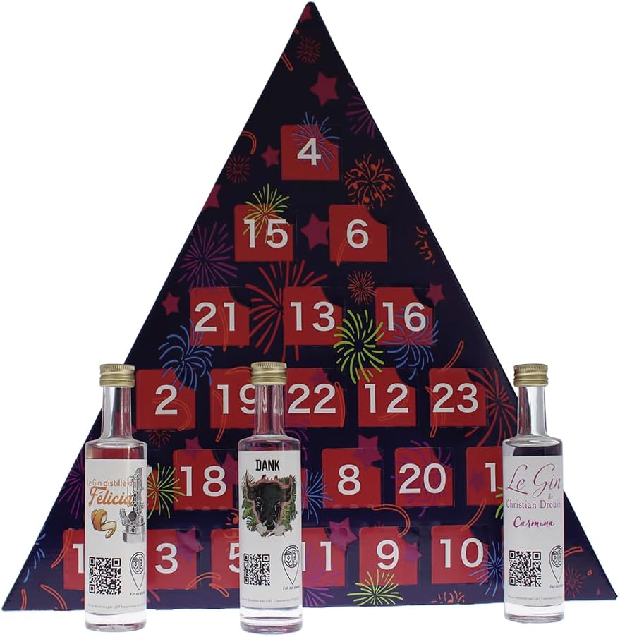 Calendrier de l’Avent Gin français artisanaux 2025