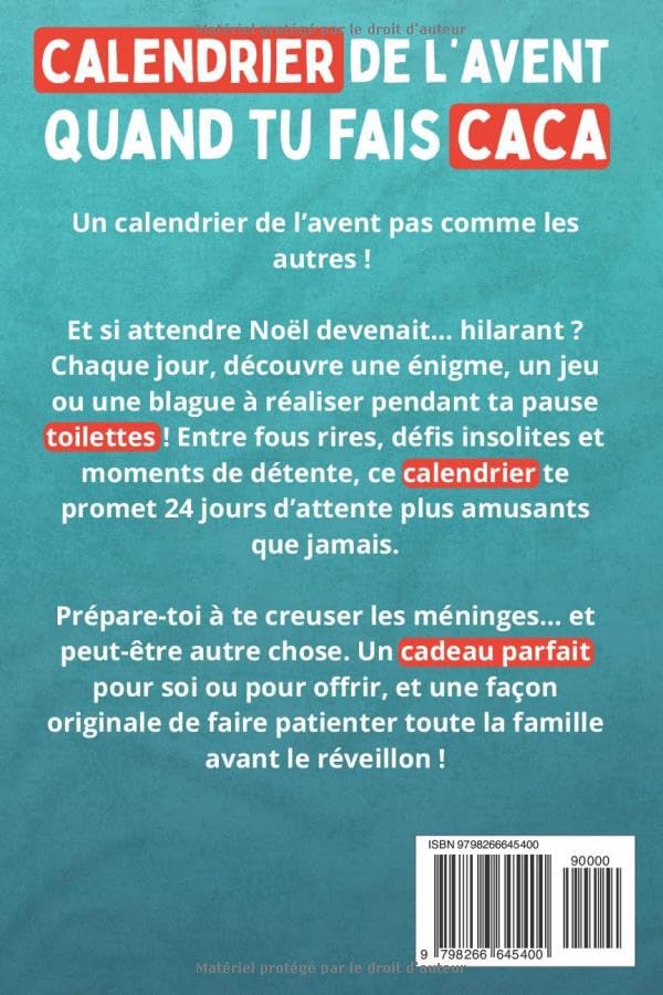 Calendrier de l’Avent énigmes & jeux pour les toilettes