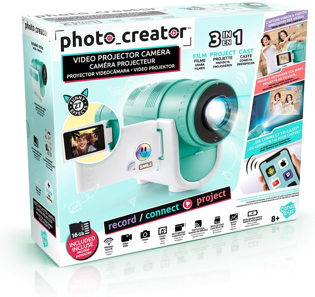 Caméra Projecteur Canal Toys - 3 en 1 pour Enfants