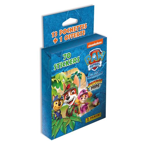 Carte à collectionner Panini Blister 13+1 pochettes Paw Patrol Pat'patrouille
