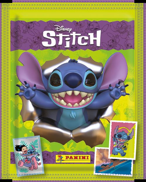 Carte à collectionner Panini Disney Stitch 13 pochettes avec 1 offerte