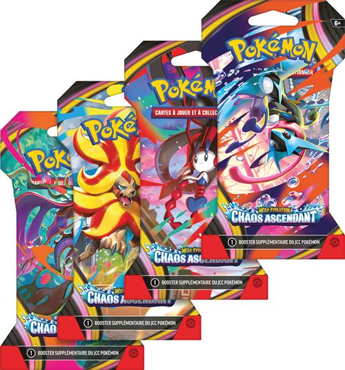 Carte à collectionner Pokémon ME04 Booster Sleeve Modèle aléatoire