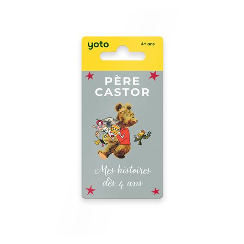 Carte pour conteuse à histoire Yoto Père Castor Mes histoires dès 4 ans