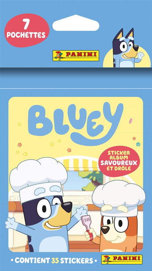 Cartes à collectionner Panini Bluey 3 Blister 7 pochettes