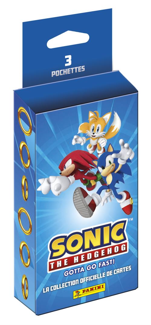 Cartes à collectionner Panini Sonic Hedgehog TC Blister 3 pochettes