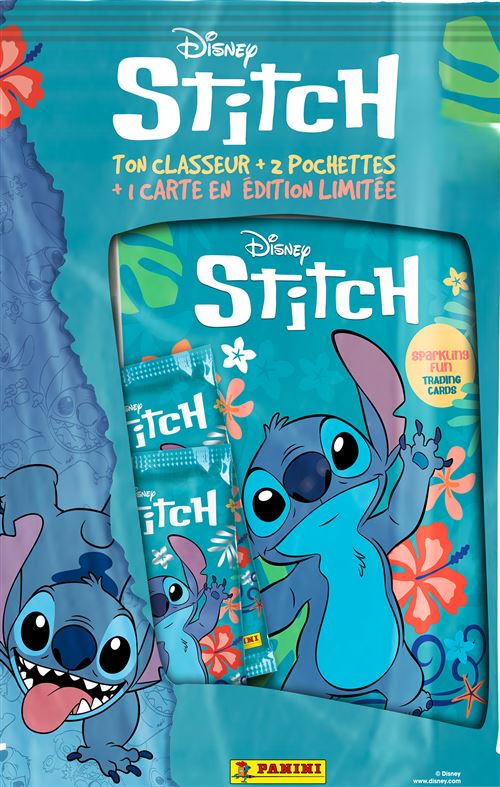 Cartes à collectionner Panini Stitch TC Starter pack 1 classeur + 2 pochettes + 1 carte Edition Limitée Modèle aléatoire