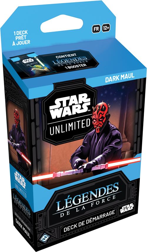 Cartes à collectionner Star Wars Légende de la Force Dark Maul Deck de démarrage