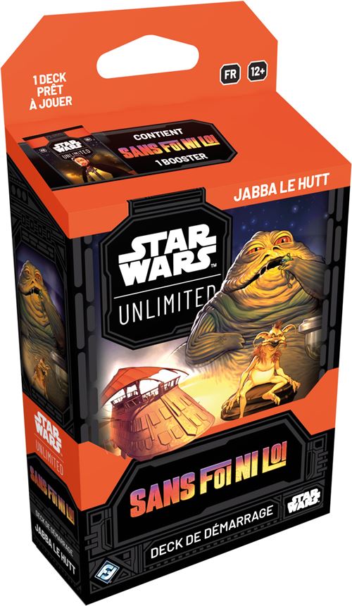 Cartes à collectionner Star Wars Unlimited Sans Foi Ni Loi Deck Jabba Le Hutt