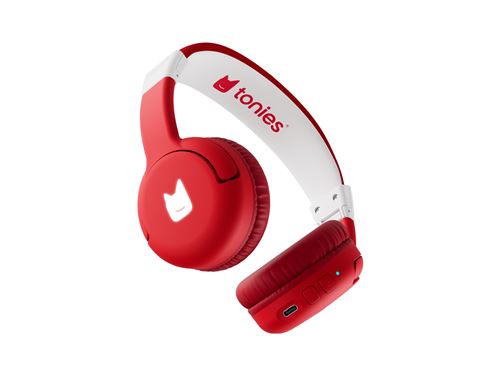 Casque Bluetooth Tonies pour Conteuse Toniebox 2 Tonies Rouge Coquelicot