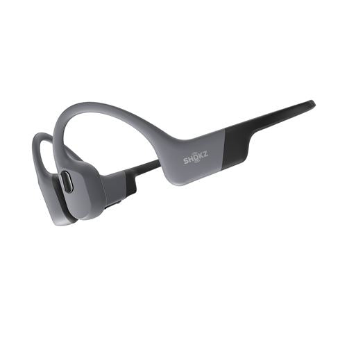 Casque de sport à conduction osseuse sans fil Shokz OpenSwim Pro avec réduction active du bruit Gris
