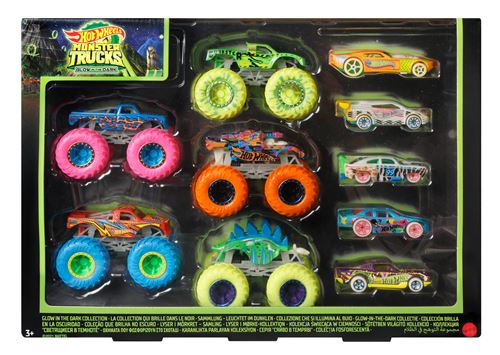 Coffret 10 véhicules Hot Wheels Monster Truck