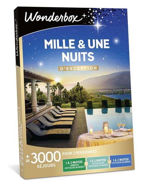 Coffret Cadeau Wonderbox 1001 Nuits d'exception