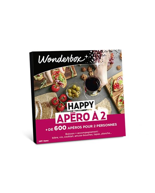 Coffret Cadeau Wonderbox Happy Apéro à 2