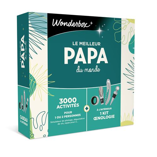 Coffret Cadeau Wonderbox Le meilleur papa du monde