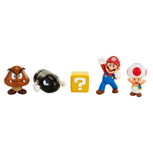 Coffret Diorama 5 figurines Mario thème classic Nintendo