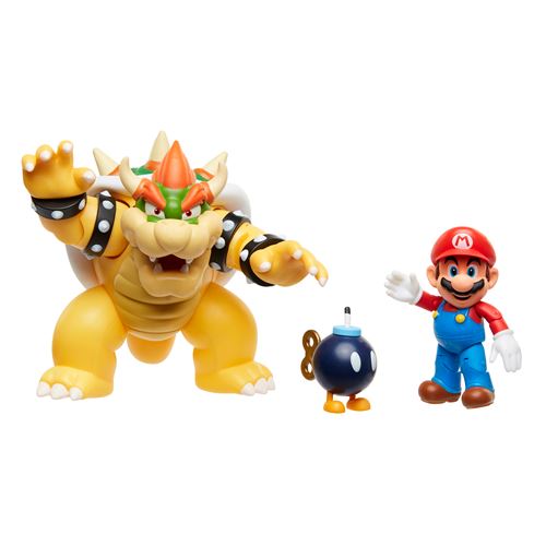 Coffret Nintendo Diorama Mario et Bowser