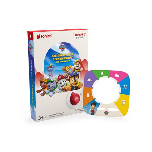 Coffret Tonieplay Tonies Paw Patrol Pat'Patrouille Les héros de la Grande Vallée à la rescousse pour Conteuse Toniebox 2