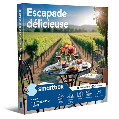 Coffret cadeau SmartBox Escapade délicieuse