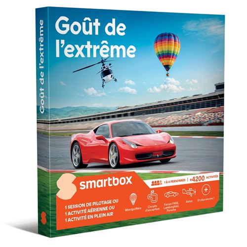 Coffret cadeau SmartBox Goût de l'extrême