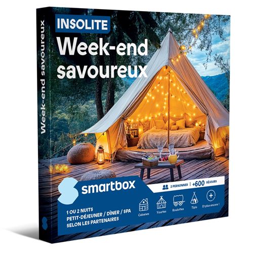Coffret cadeau SmartBox Insolite Week-end savoureux