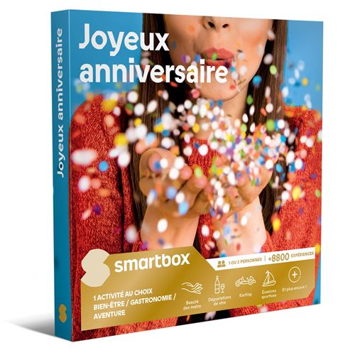 Coffret cadeau SmartBox Joyeux anniversaire