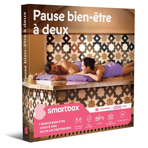 Coffret cadeau SmartBox Pause bien-être à deux