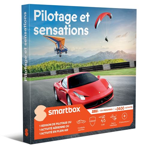 Coffret cadeau SmartBox Pilotage et sensations