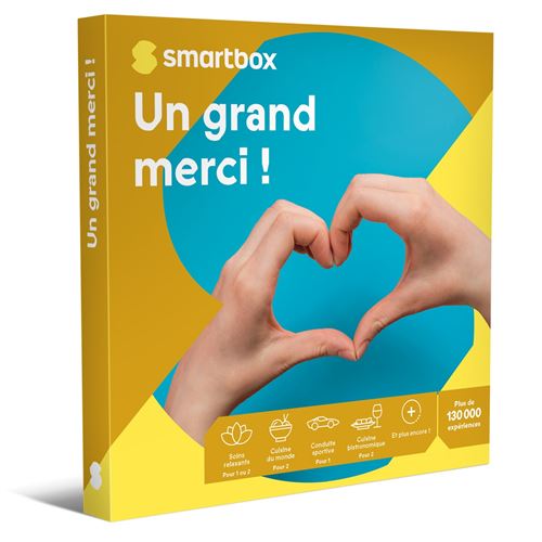 Coffret cadeau SmartBox Un grand Merci !