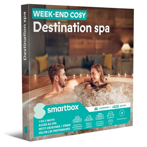 Coffret cadeau SmartBox Week-end Cosy Destination spa