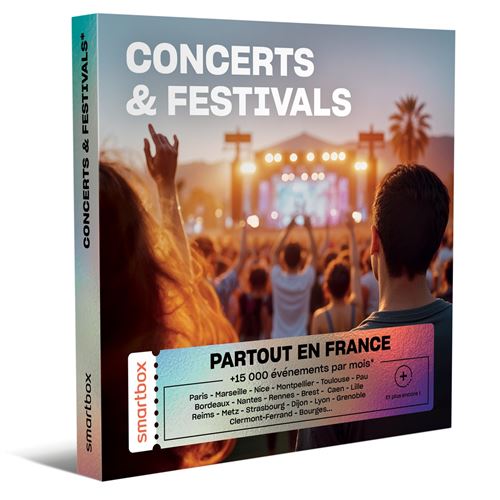 Coffret cadeau Smartbox Concerts & Festivals*