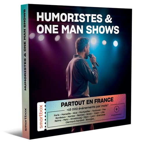 Coffret cadeau Smartbox Humoriste & One-man-shows
