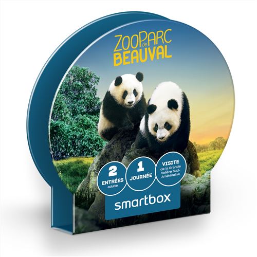 Coffret cadeau Smartbox Une journée au Zooparc de Beauval pour 2 adultes