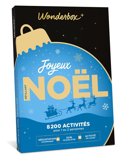 Coffret cadeau Wonderbox Joyeux Noël Pétillant