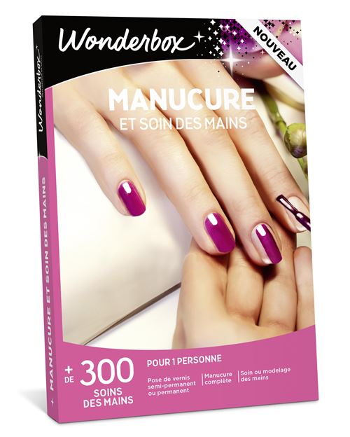 Coffret cadeau Wonderbox Manucure et soin des mains pour 1 personne
