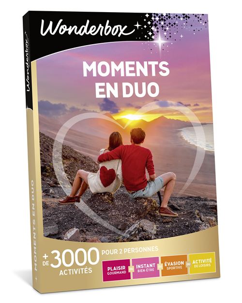 Coffret cadeau Wonderbox Moments en duo