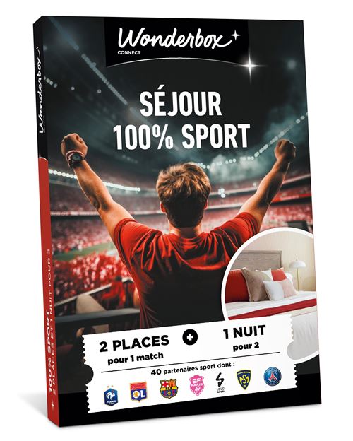 Coffret cadeau Wonderbox Séjour 100% Sport