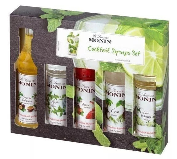 Coffret de 5 sirops pour cocktails maison
